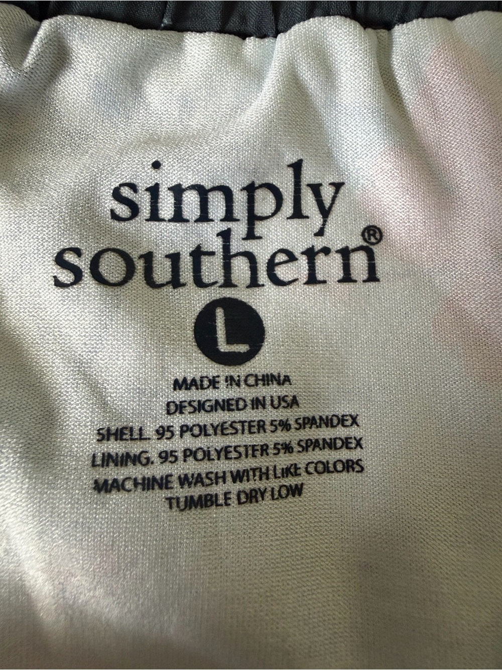 Simply Southern Men's Dark Grey Charcoal Lined Shorts - Picture 2 of 8